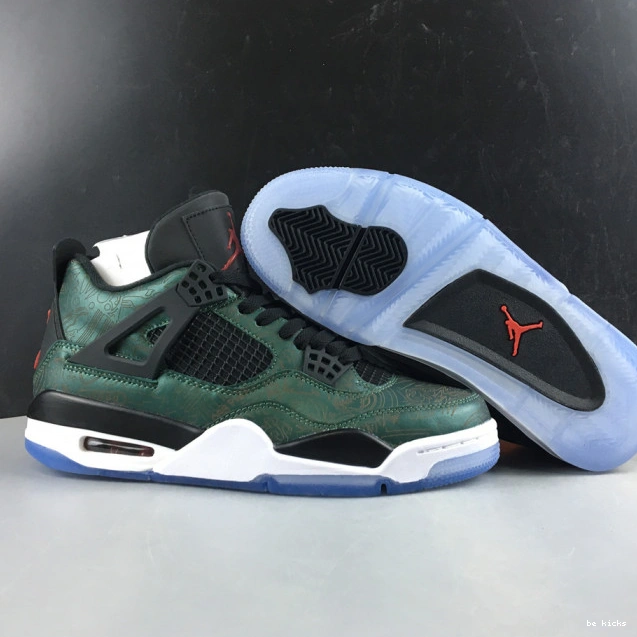 Cheap aj4-1043515 jordan 4 air green laser 0503